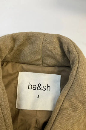 Veste Ba&Sh Lady Coat Beige en Lin