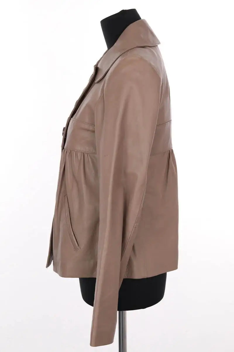 Veste Ba&Sh Marron en Cuir