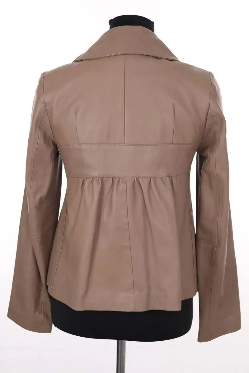Veste Ba&Sh Marron en Cuir