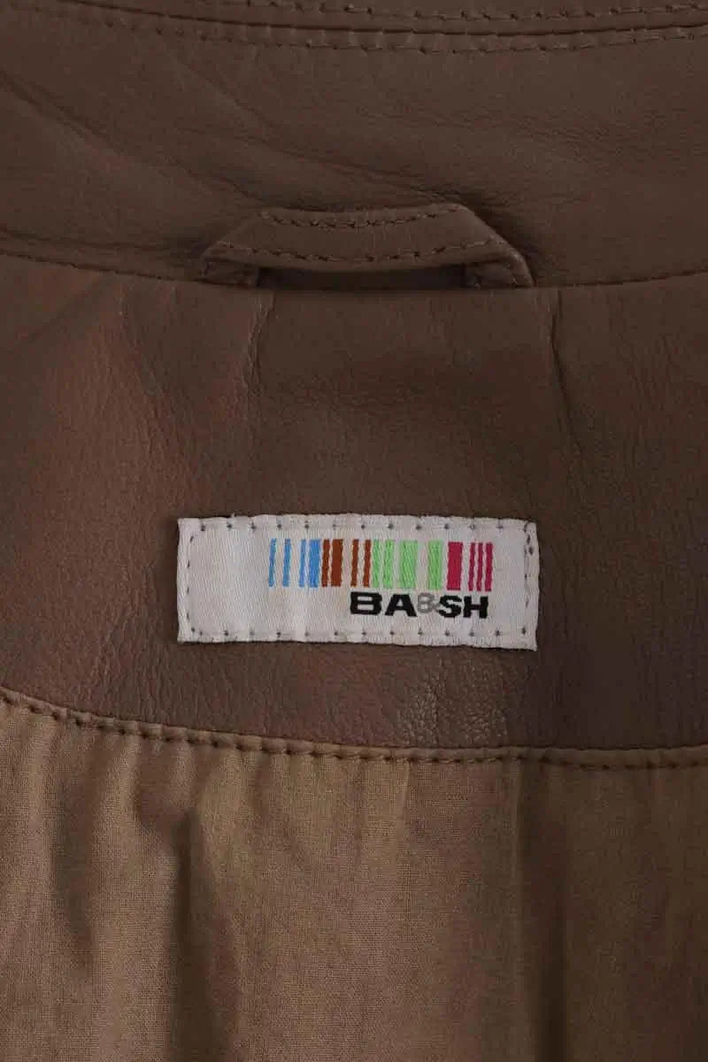 Veste Ba&Sh Marron en Cuir