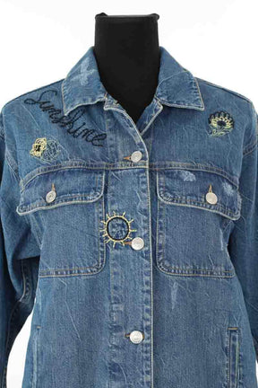 Veste Berenice Bleu en Coton