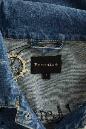 Veste Berenice Bleu en Coton