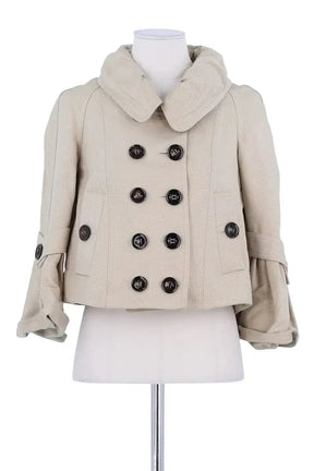 Veste Burberry Beige en Coton, taille M - Seconde Main