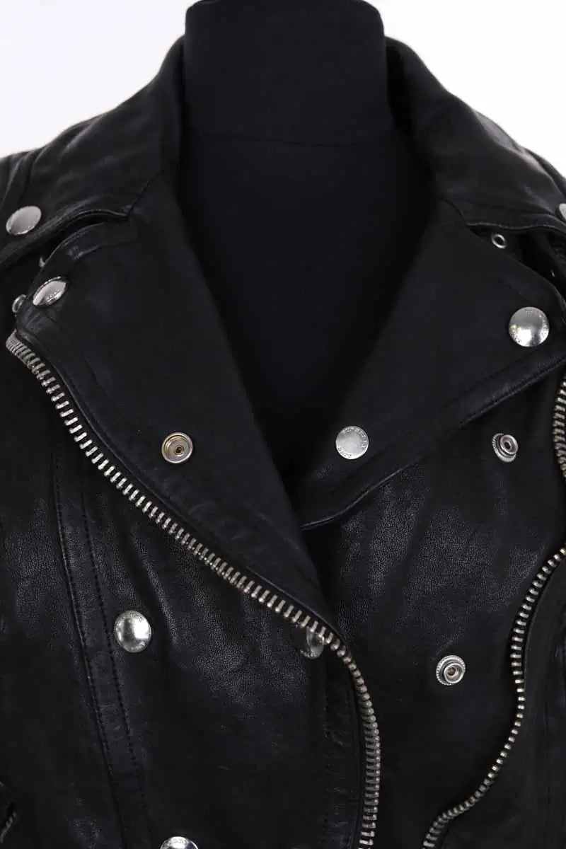 Veste Burberry Noir en Cuir