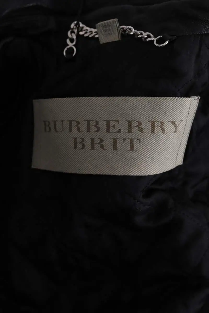Veste Burberry Noir en Cuir