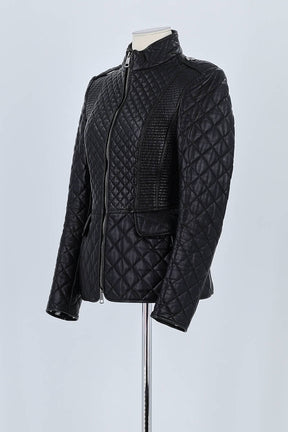 Veste Burberry Noir en Cuir