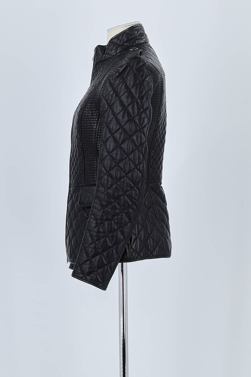 Veste Burberry Noir en Cuir
