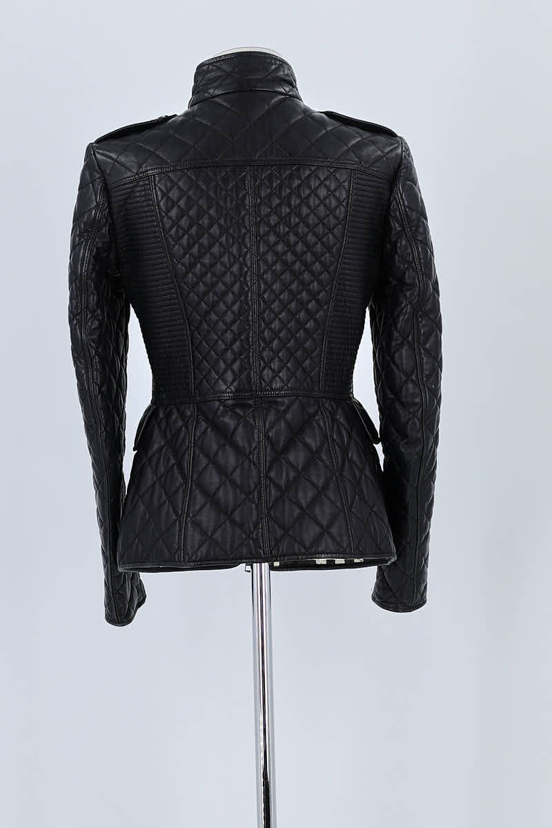 Veste Burberry Noir en Cuir