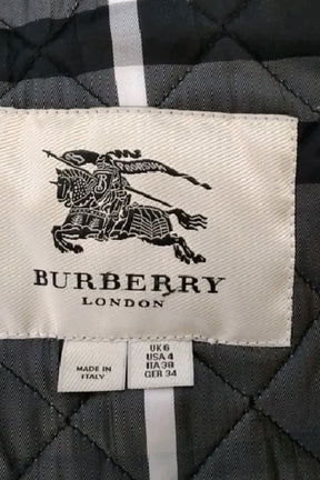 Veste Burberry Noir en Cuir