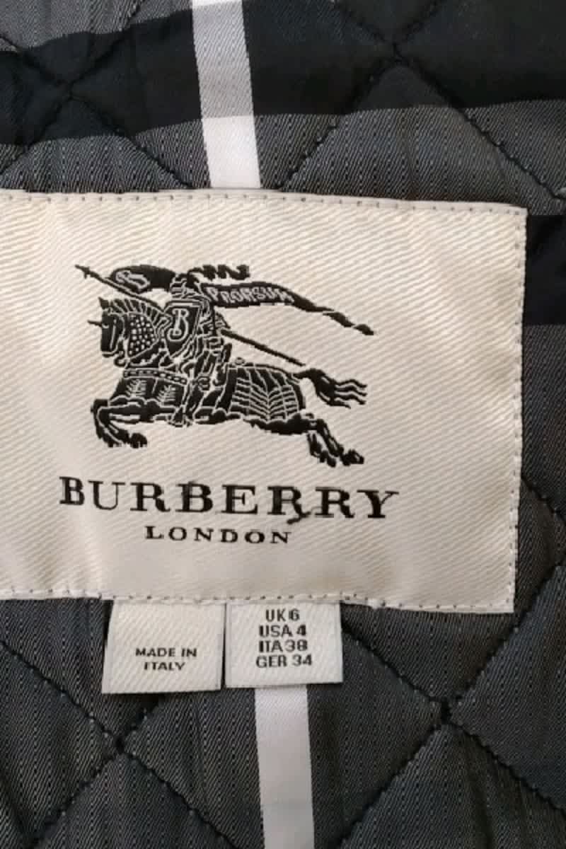Veste Burberry Noir en Cuir