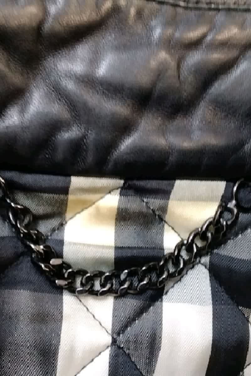 Veste Burberry Noir en Cuir