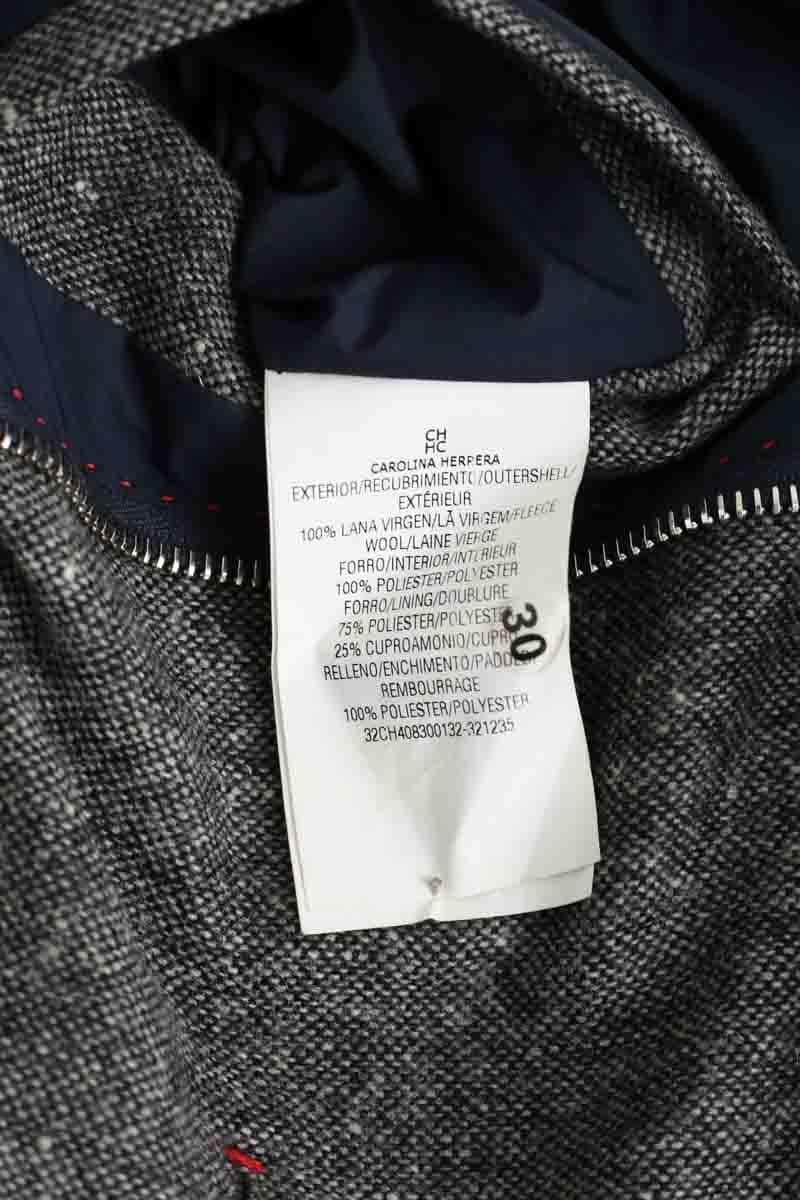 Veste Carolina Herrera Gris en Laine