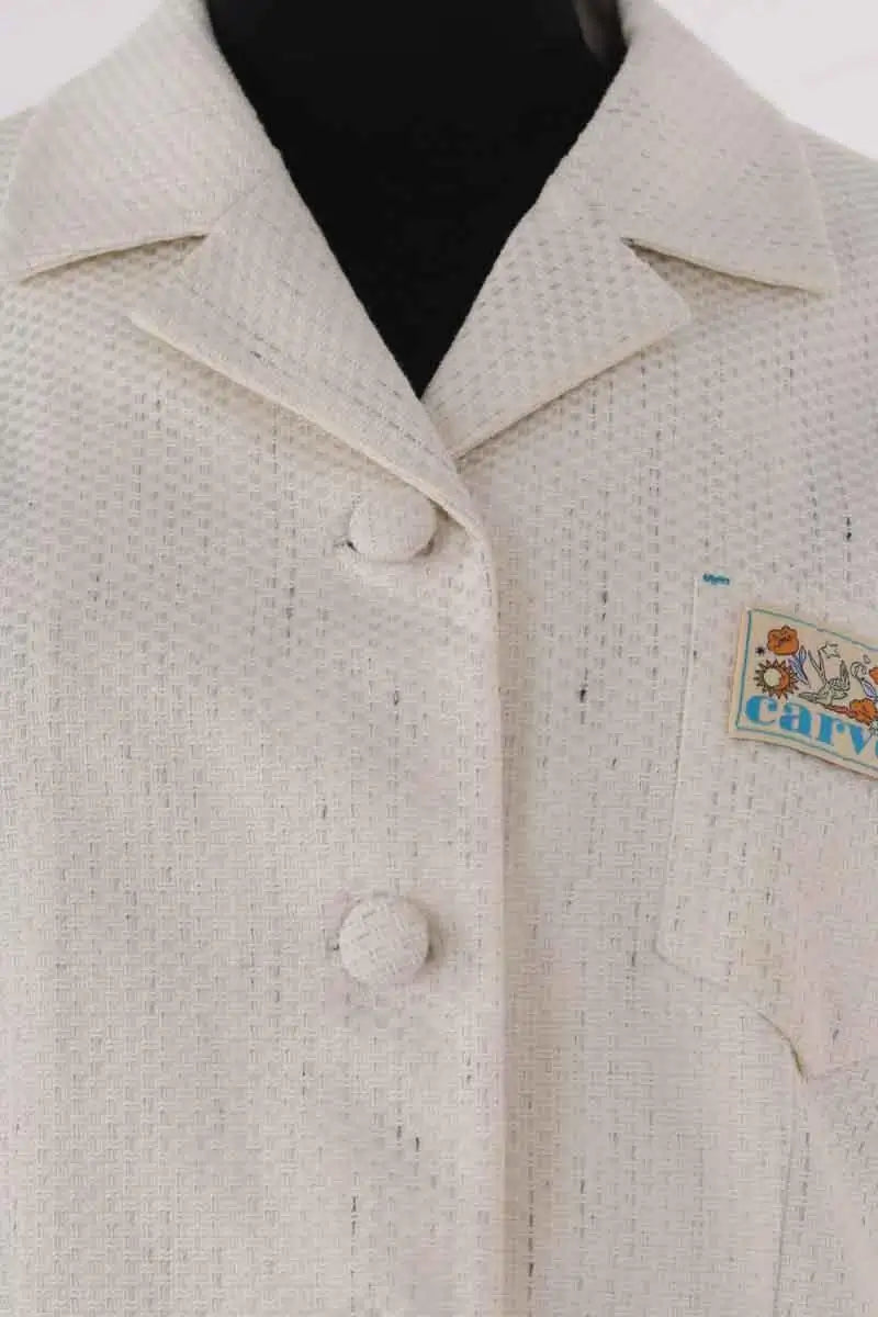 Veste Carven Ecru en Coton