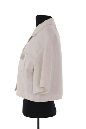 Veste Carven Ecru en Coton