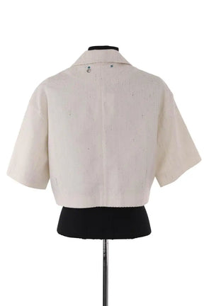 Veste Carven Ecru en Coton