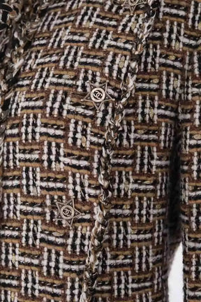 Veste Chanel Beige en Tweed