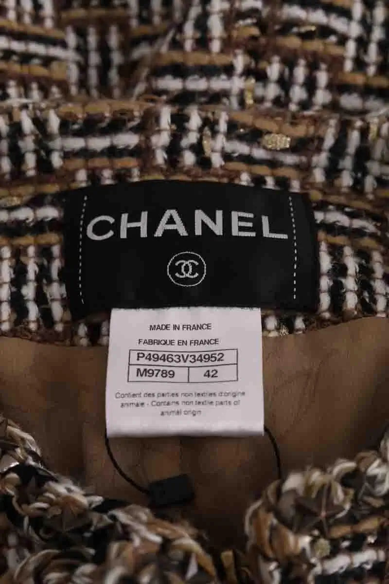 Veste Chanel Beige en Tweed