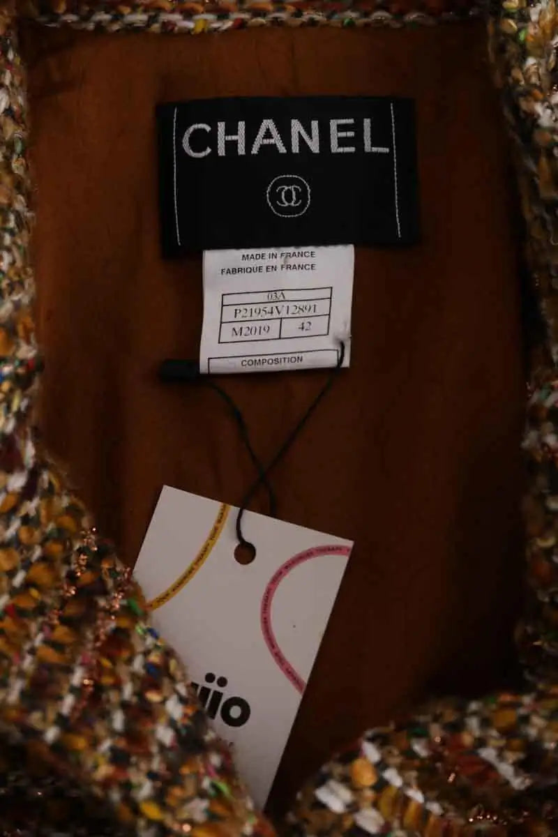 Veste Chanel Beige en Tweed