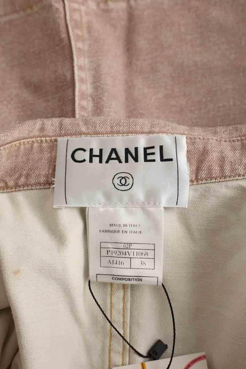 Veste Chanel Rose en Coton