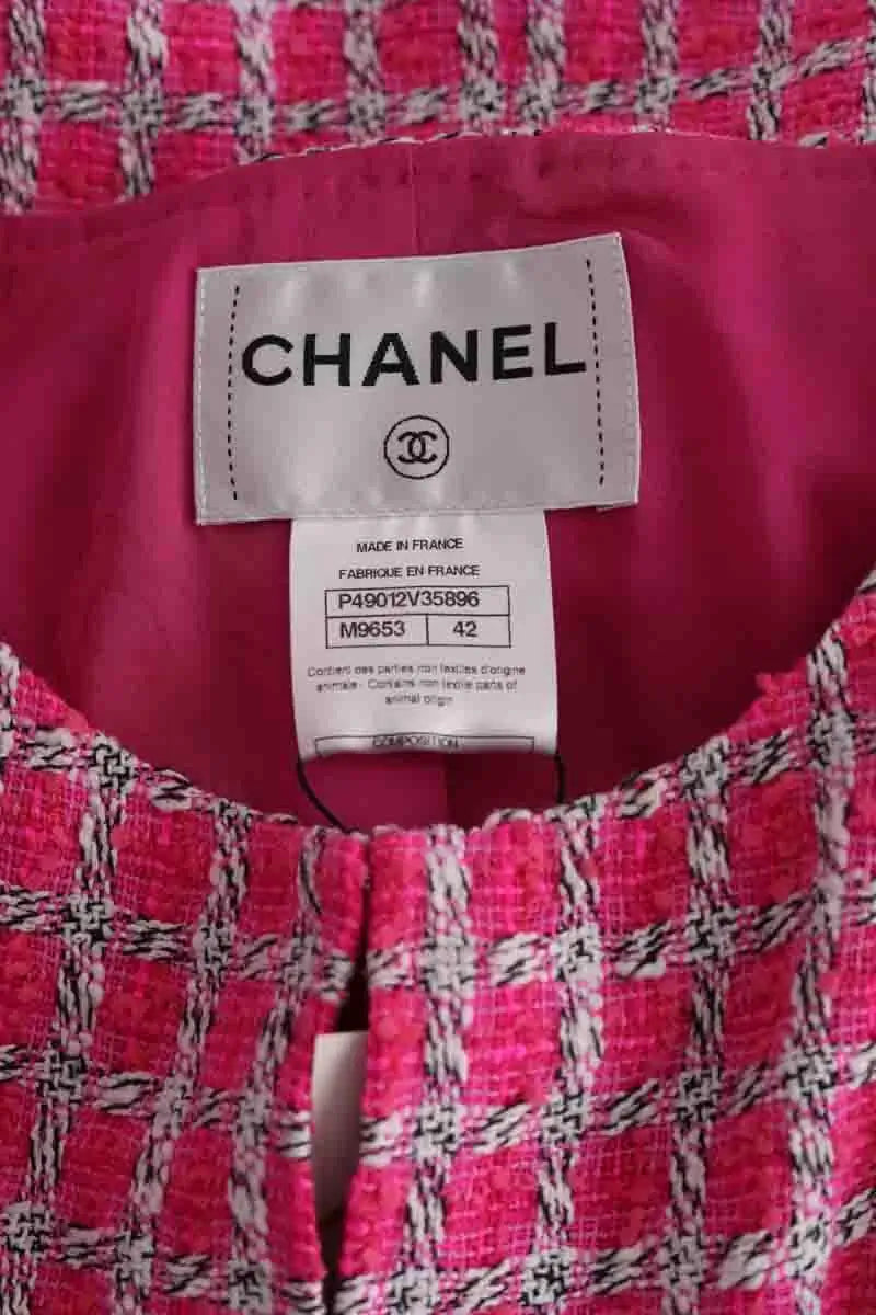 Veste Chanel Rose en Coton