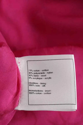 Veste Chanel Rose en Coton