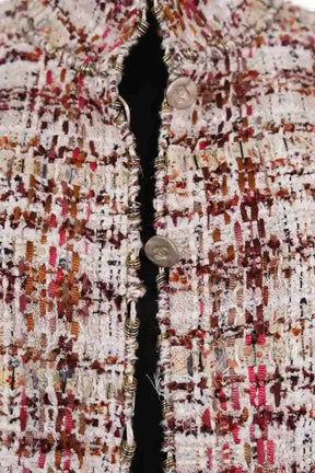 Veste Chanel Veste col mao Multicolore en Tweed