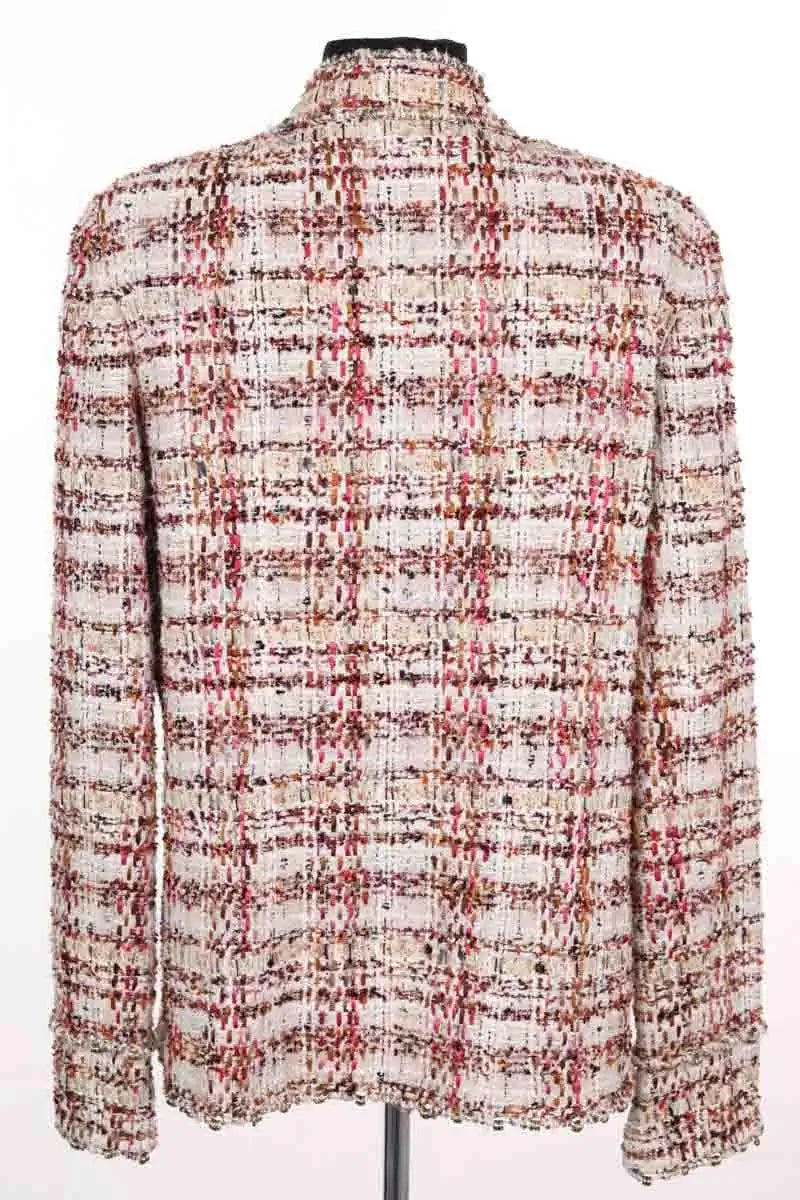 Veste Chanel Veste col mao Multicolore en Tweed