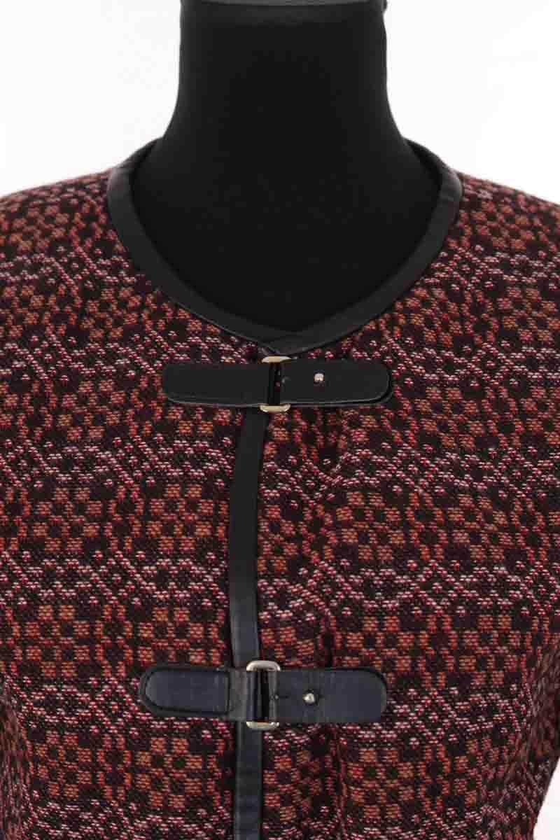 Veste Claudie Pierlot Bordeaux en Synthétique