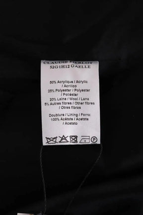 Veste Claudie Pierlot Bordeaux en Synthétique