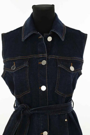 Veste Claudie Pierlot Marine en Coton