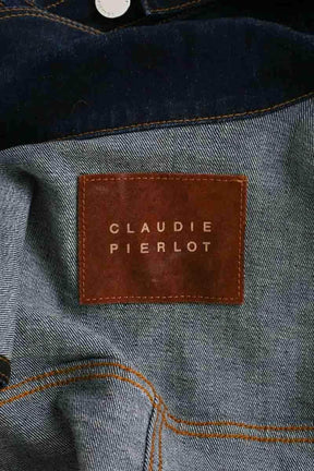 Veste Claudie Pierlot Marine en Coton