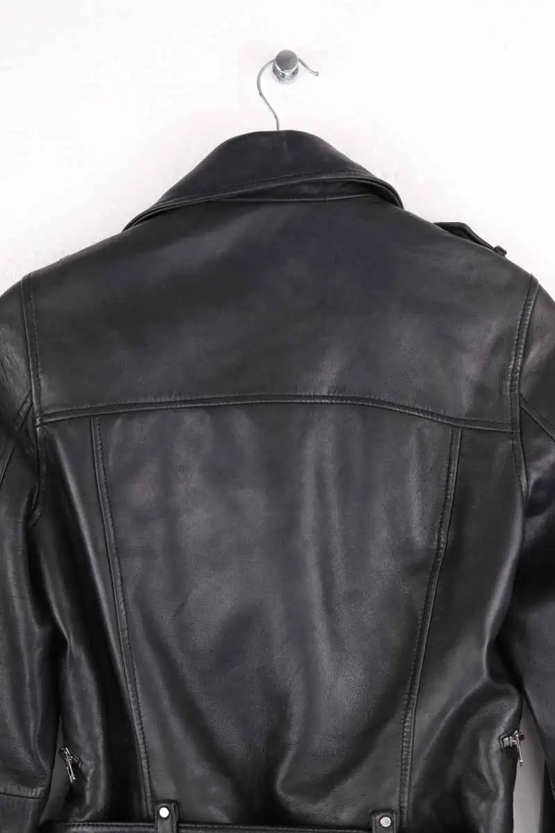 Veste Claudie Pierlot Noir en Cuir