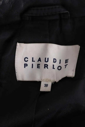 Veste Claudie Pierlot Noir en Cuir