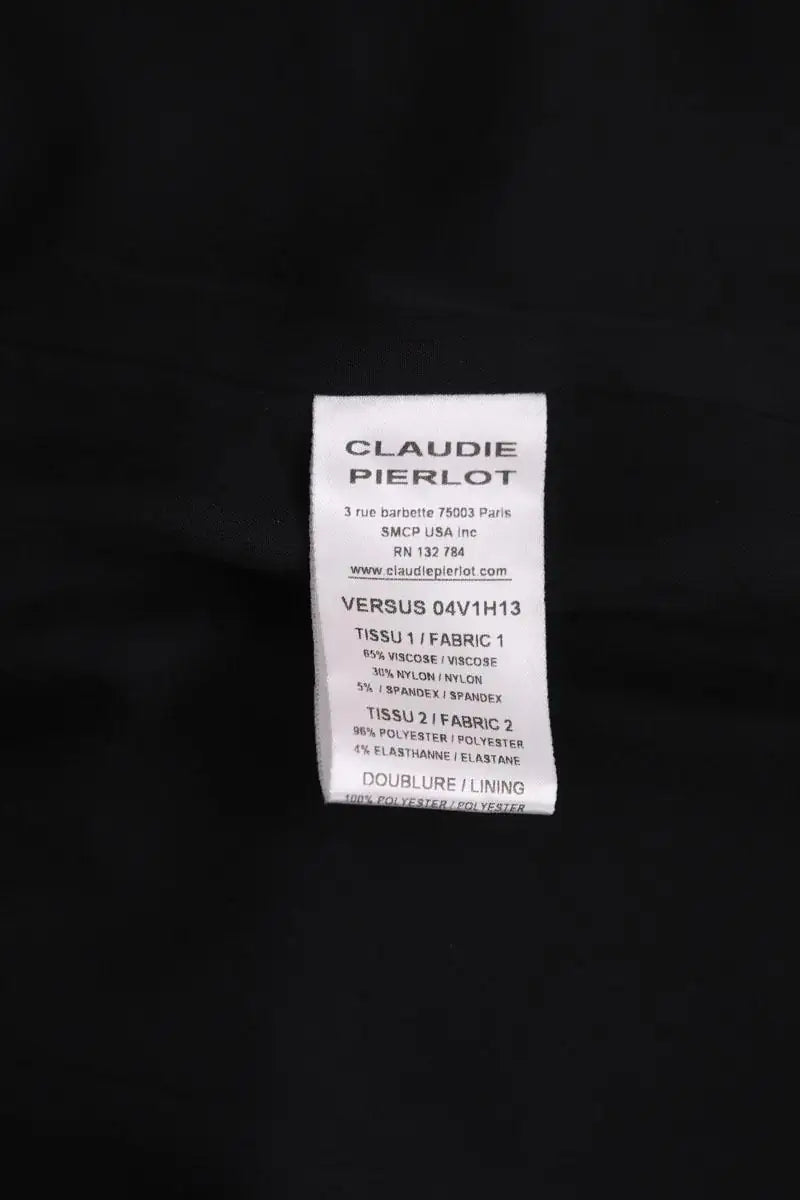 Veste Claudie Pierlot Noir en Synthétique