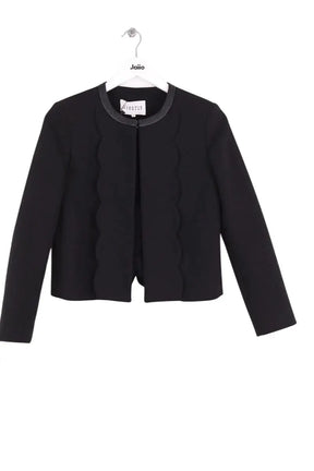 Veste Claudie Pierlot Noir en Synthétique, taille S - Seconde Main