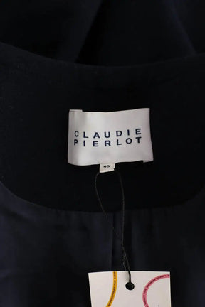 Veste Claudie Pierlot Vanille Bleu en Polyester