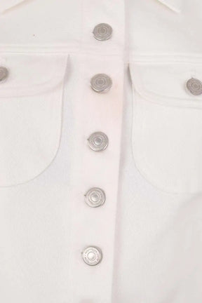 Veste Courrèges Blanc en Coton
