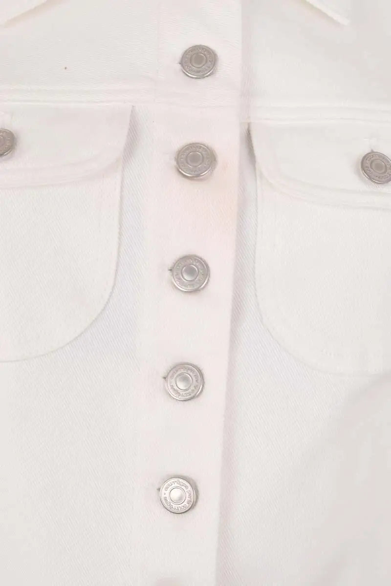 Veste Courrèges Blanc en Coton