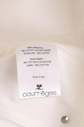Veste Courrèges Blanc en Coton