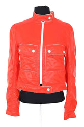 Veste Courrèges Orange en Synthétique, taille M - Seconde Main