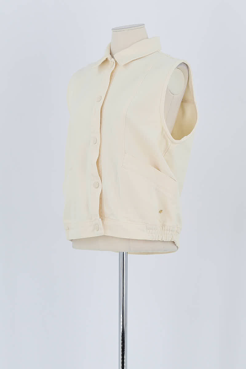 Veste Des Petits Hauts Beige en Coton