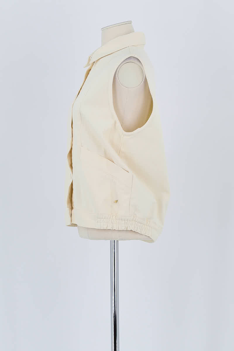 Veste Des Petits Hauts Beige en Coton