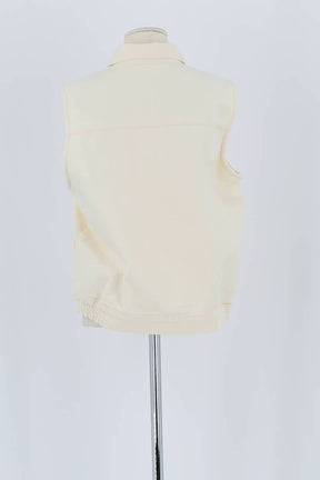 Veste Des Petits Hauts Beige en Coton