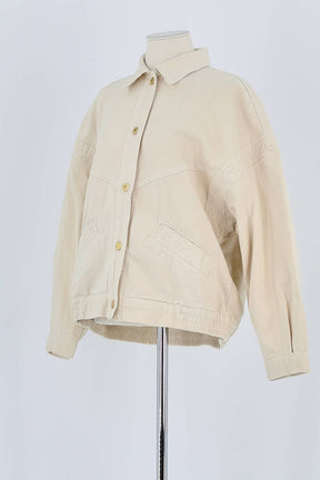 Veste Des Petits Hauts Beige en Coton
