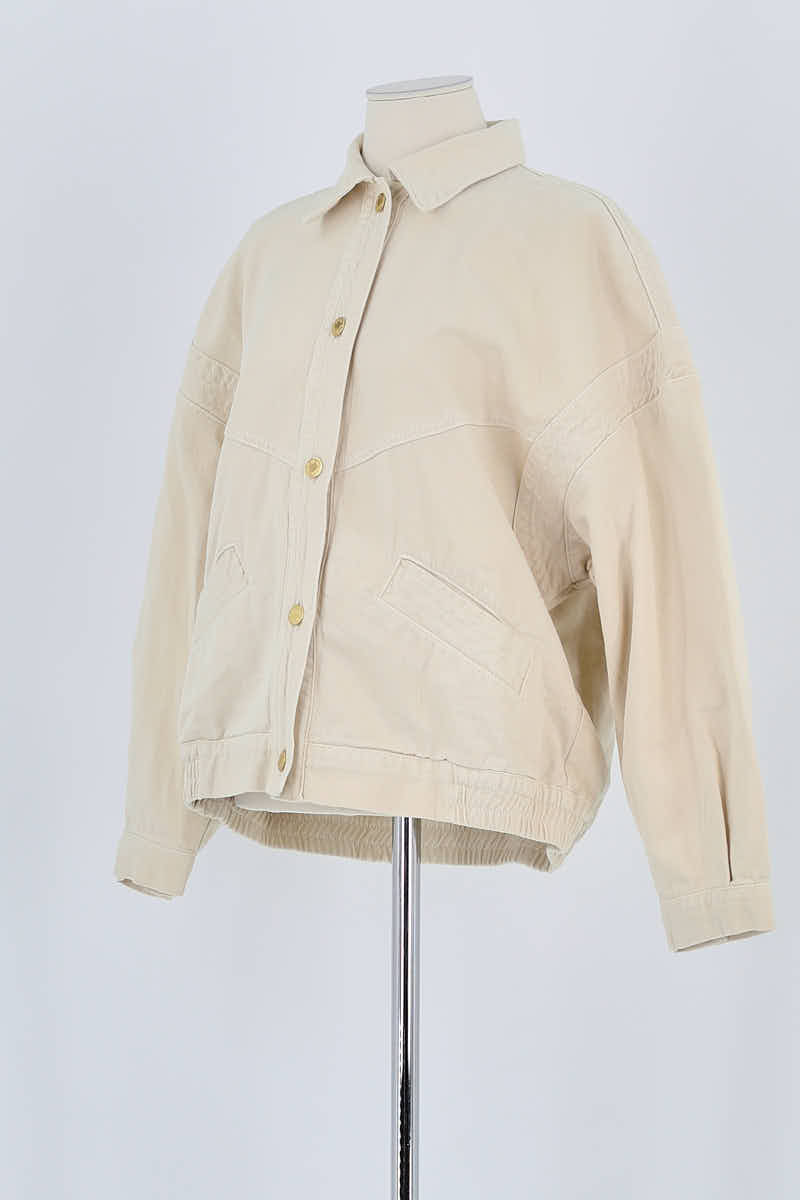 Veste Des Petits Hauts Beige en Coton