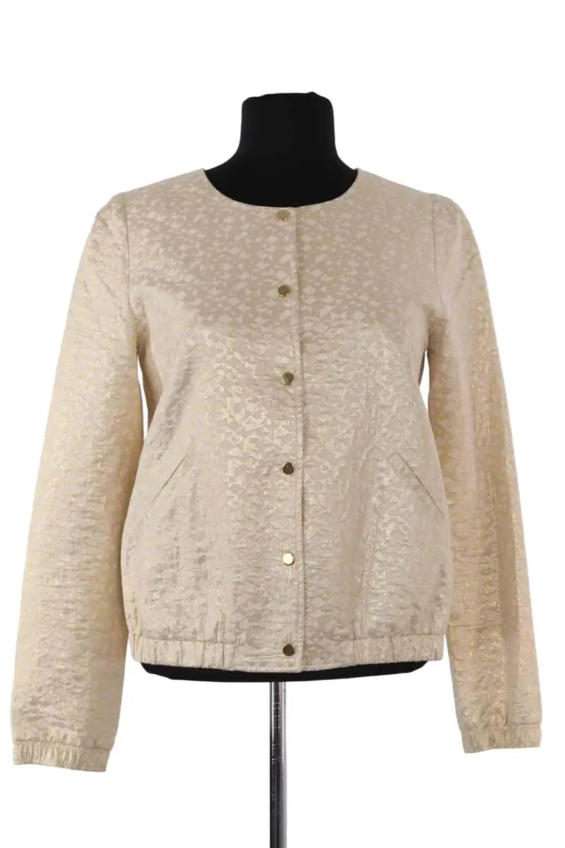 Veste Des Petits Hauts Doré en Synthétique, taille S - Seconde Main