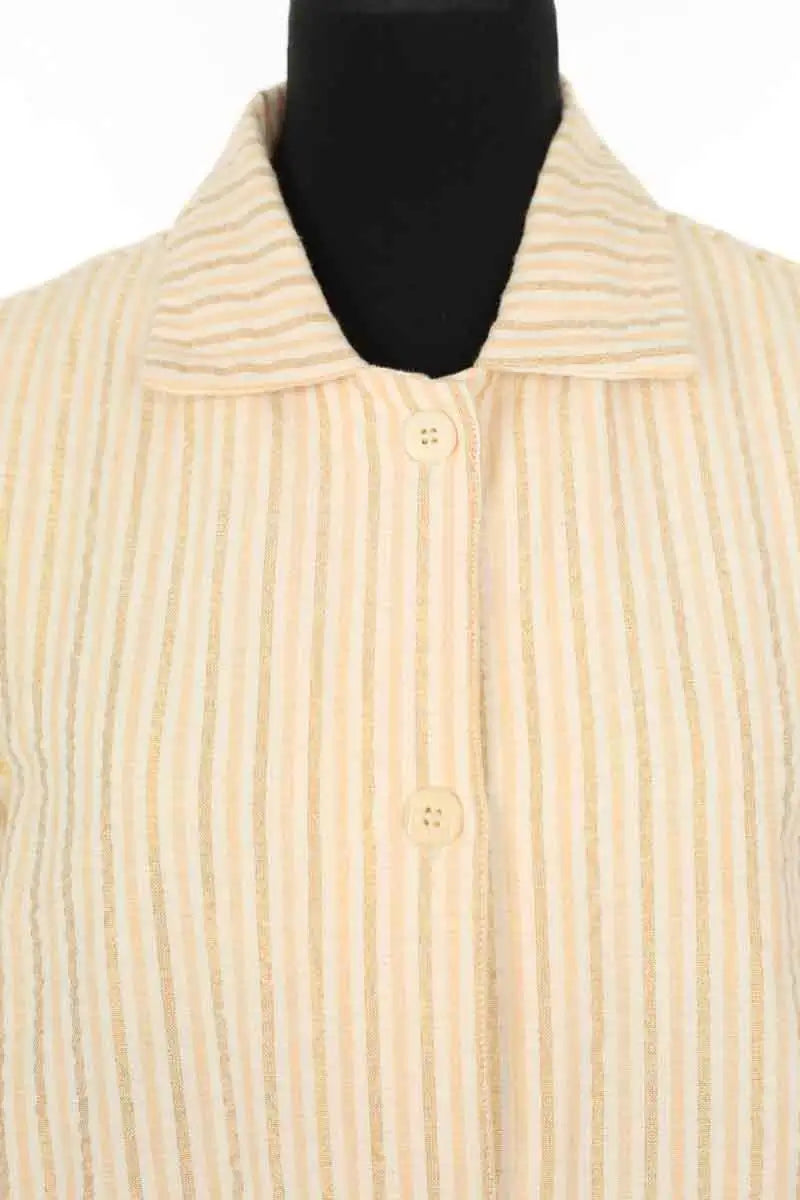 Veste Des Petits Hauts Jaune en Coton