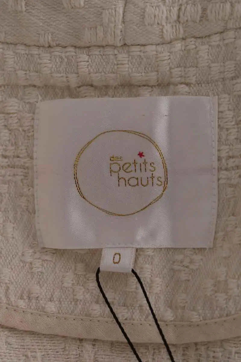Veste Des Petits Hauts Nassimo Ecru en Coton