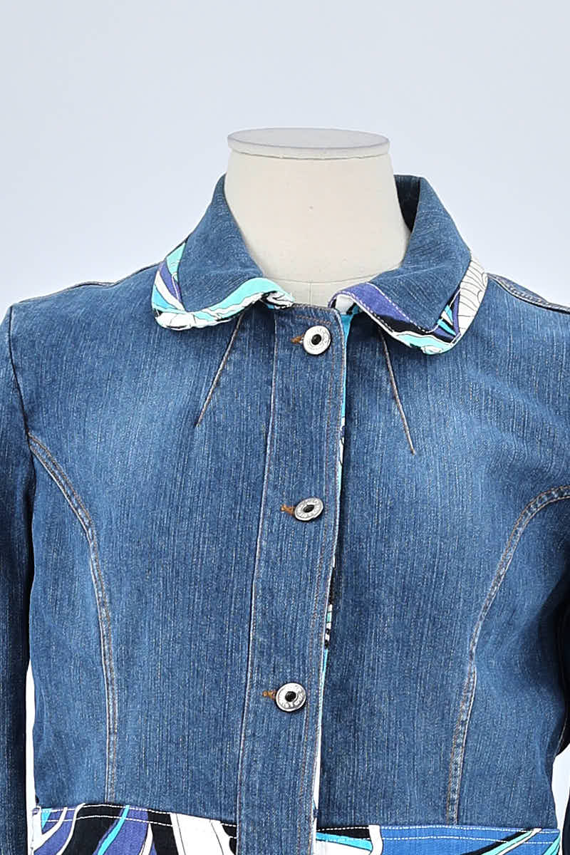 Veste D&G Bleu en Coton