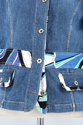 Veste D&G Bleu en Coton
